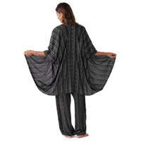 Lotus and Luna Akha Print Harem Pants & Kimono Lounge Set