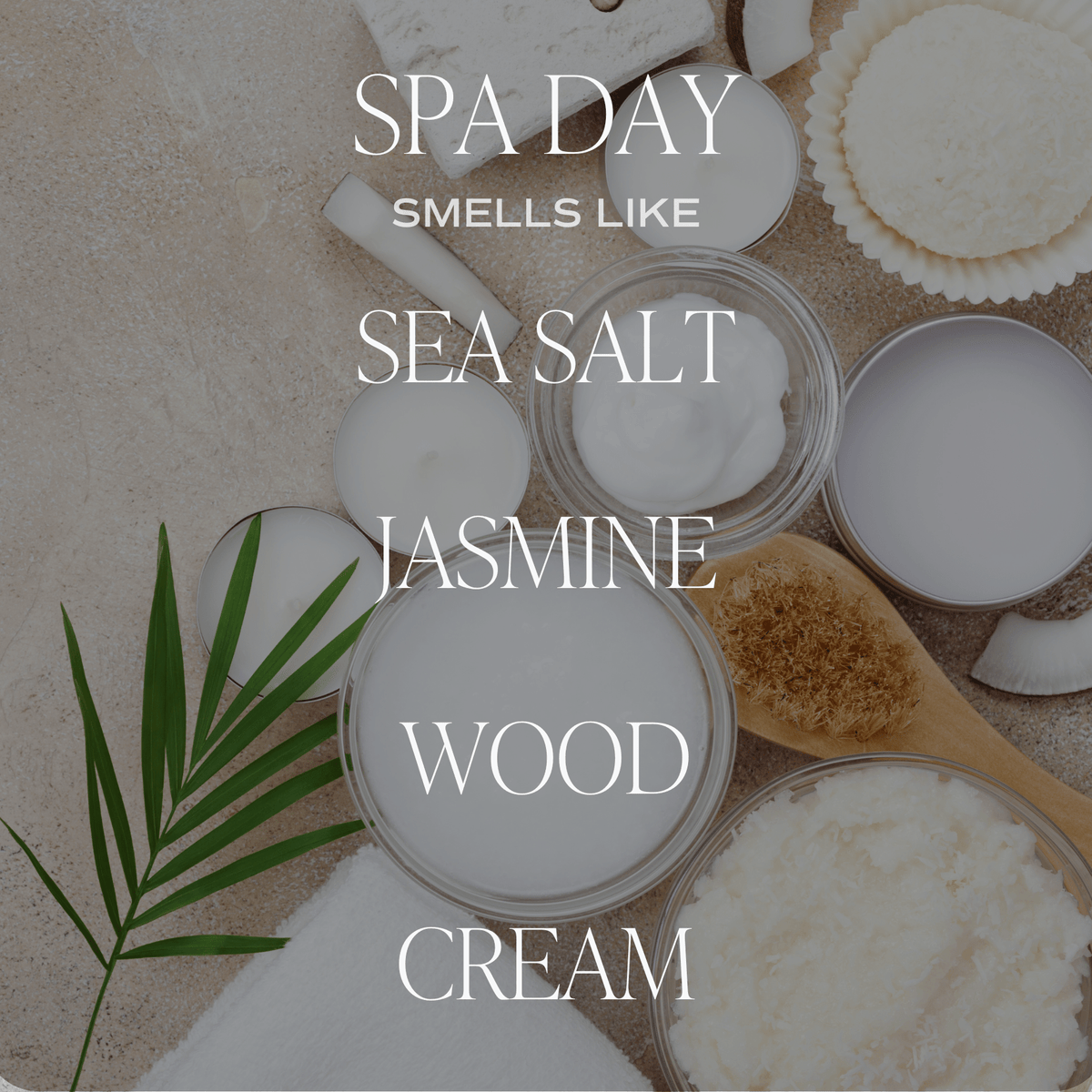 Sweet Water Decor Spa Day Soy Candle - Tan Matte Jar - 15 oz
