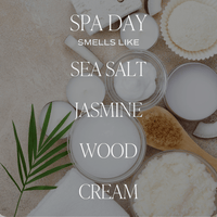Sweet Water Decor Spa Day Soy Candle - Tan Matte Jar - 15 oz
