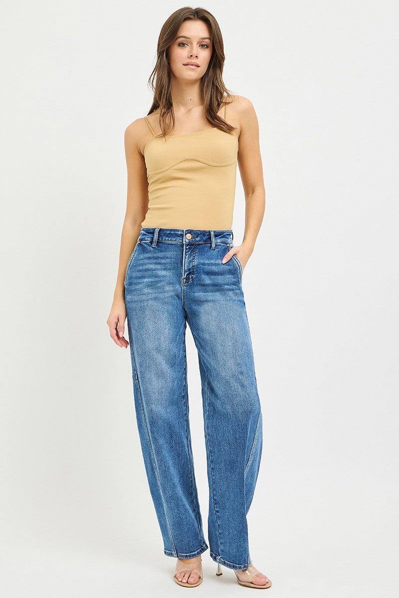 Risen High Rise Slouchy Baggy Jeans