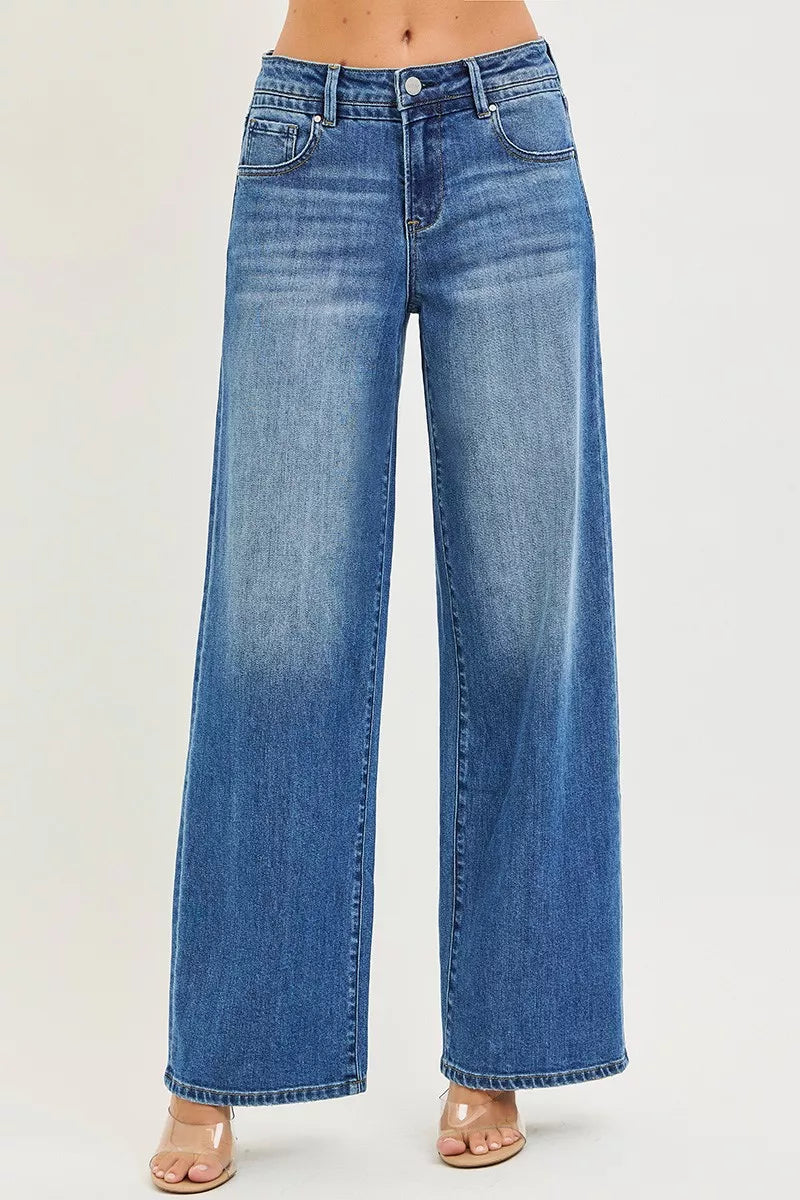 Risen High Rise Slouchy Baggy Jeans