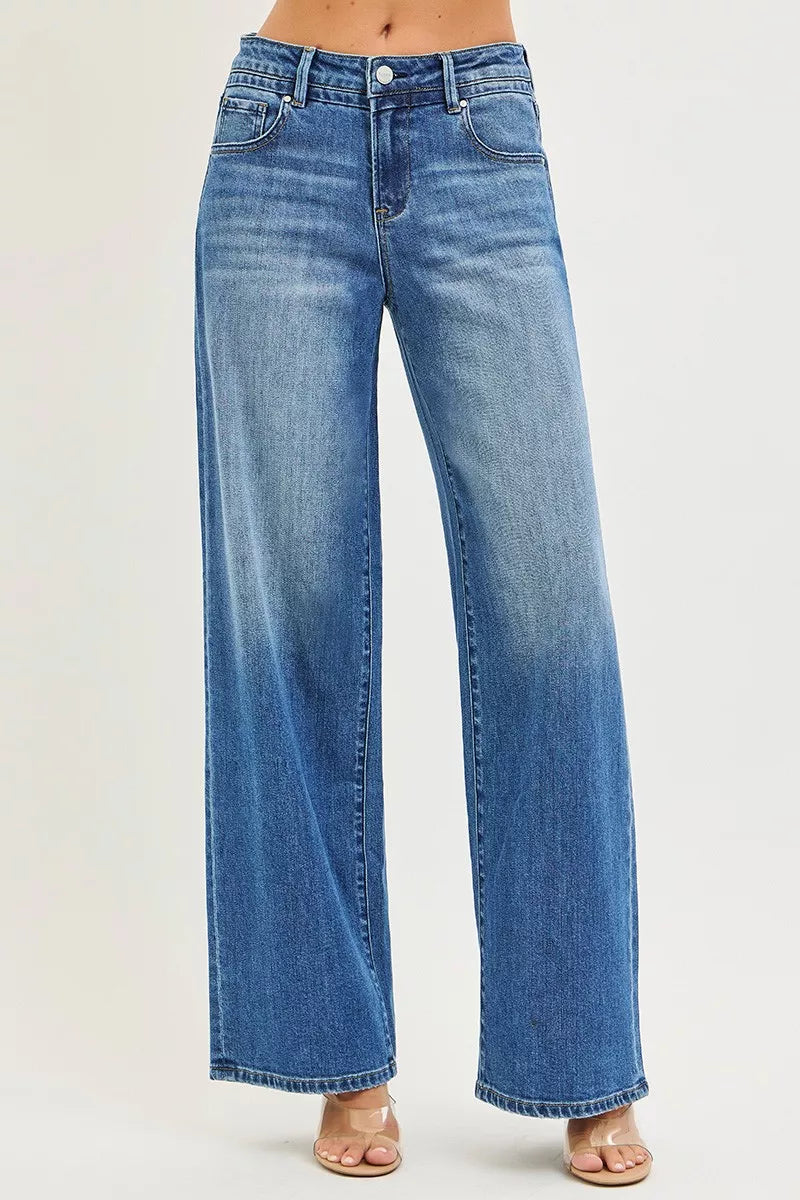 Risen High Rise Slouchy Baggy Jeans