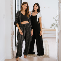 Lotus and Luna Akha Print Harem Pants