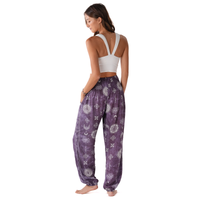 Lotus and Luna Mystic Plum Harem Pants