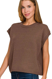 Zenana Viscose Sweater Vest