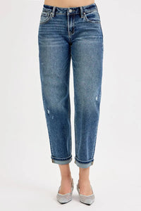 Risen Low Rise Crop Boyfriend Jeans PGC21190 