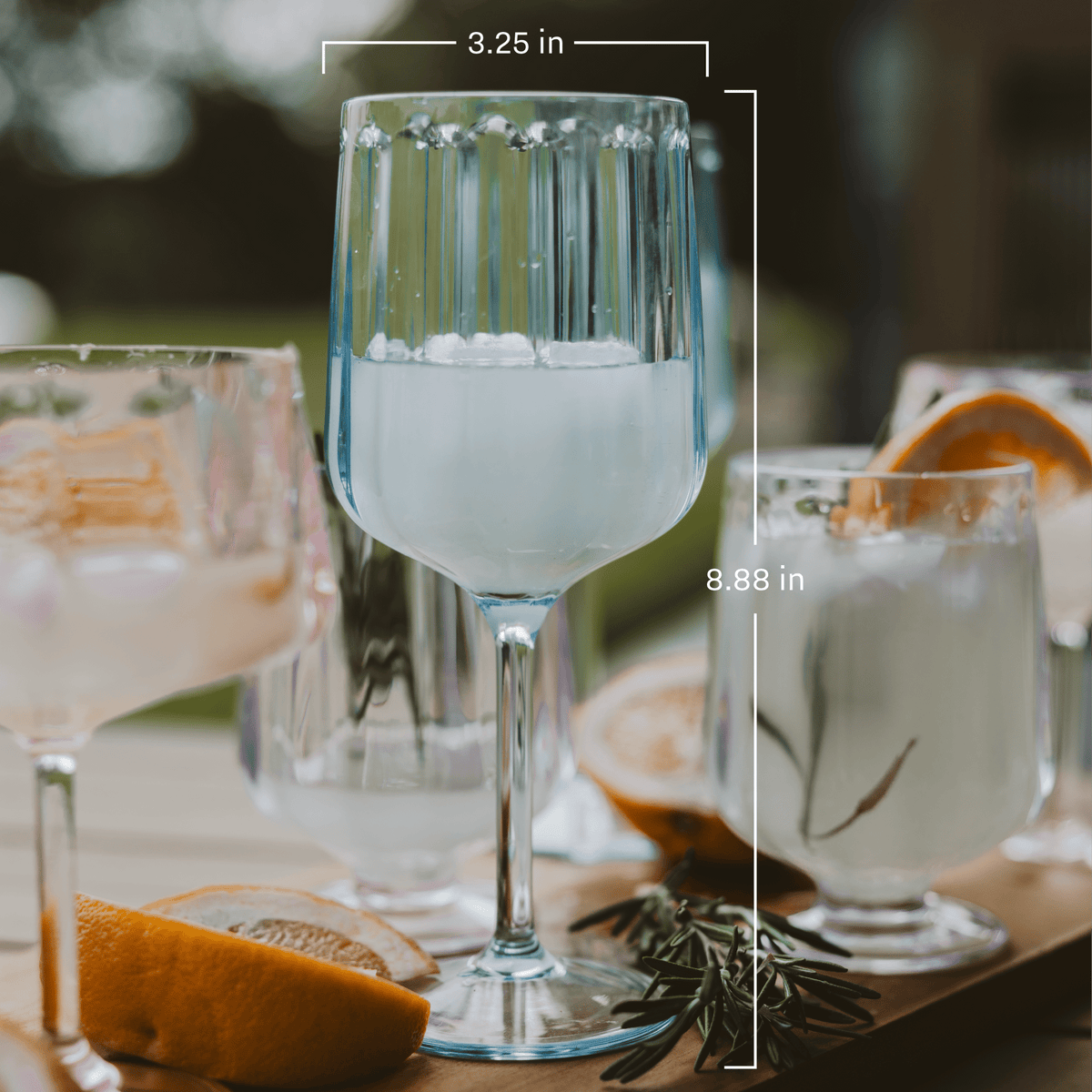 Sweet Water Decor Outdoor Plastic Wine Drinkware