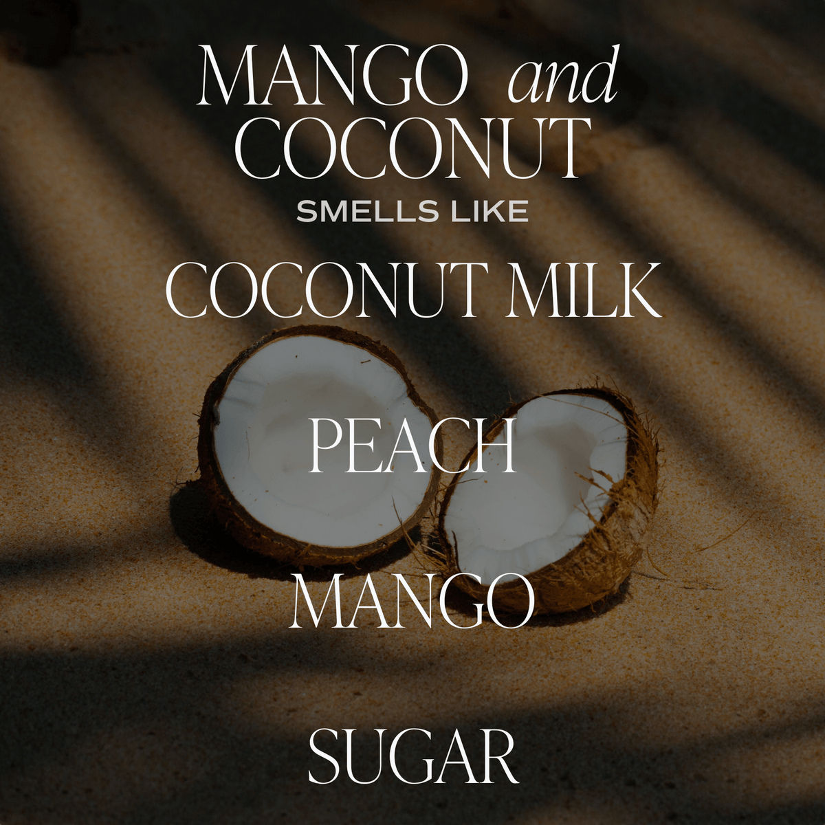 Sweet Water Decor Mango and Coconut Soy Candle - Tan Matte Jar - 15 oz