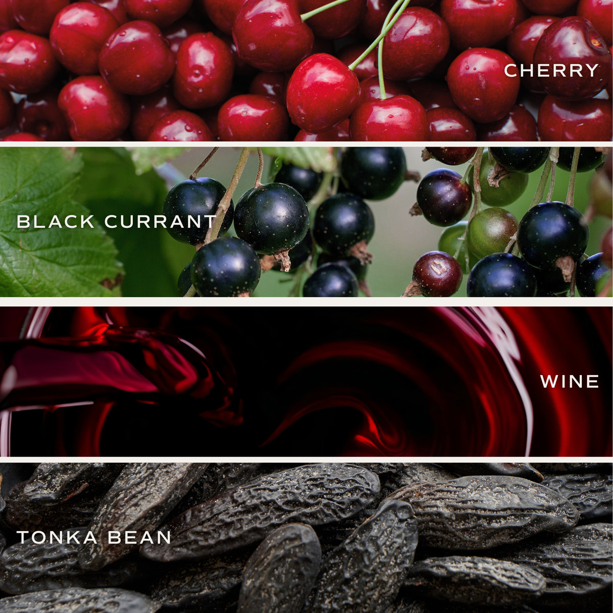 Sweet Water Decor Blackwood Cherry Soy Candle - Red Matte Jar - 15 oz