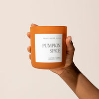 Sweet Water Decor Pumpkin Spice Soy Candle - Orange Matte Jar - 15 oz