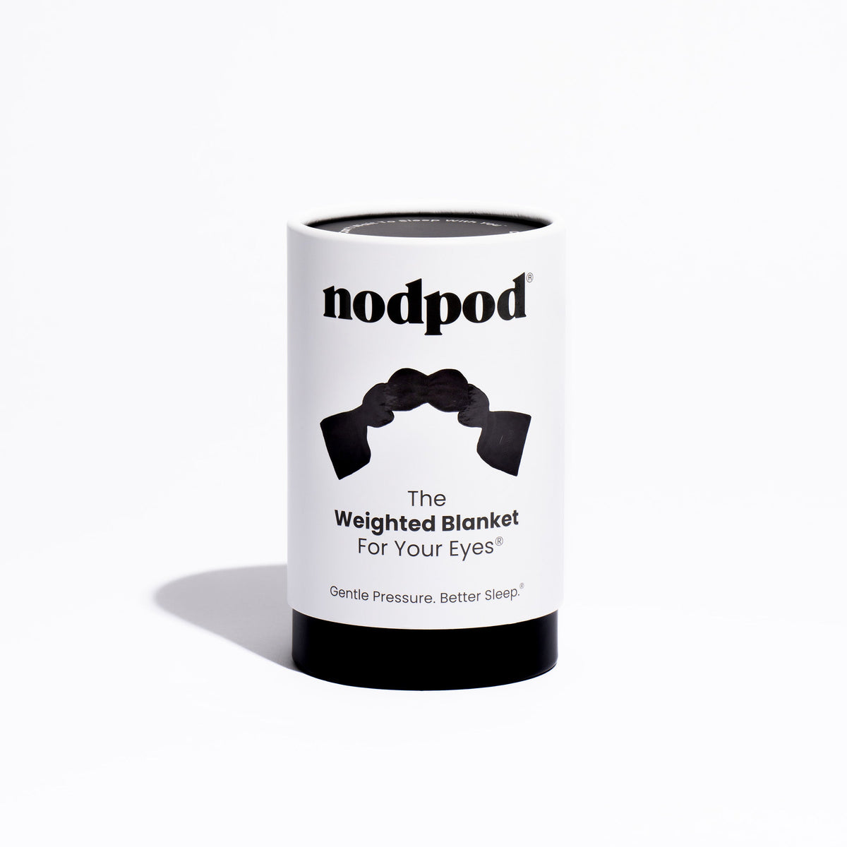 Nodpod Sleep Mask: The Weighted Blanket For Your Eyes in Black Onyx