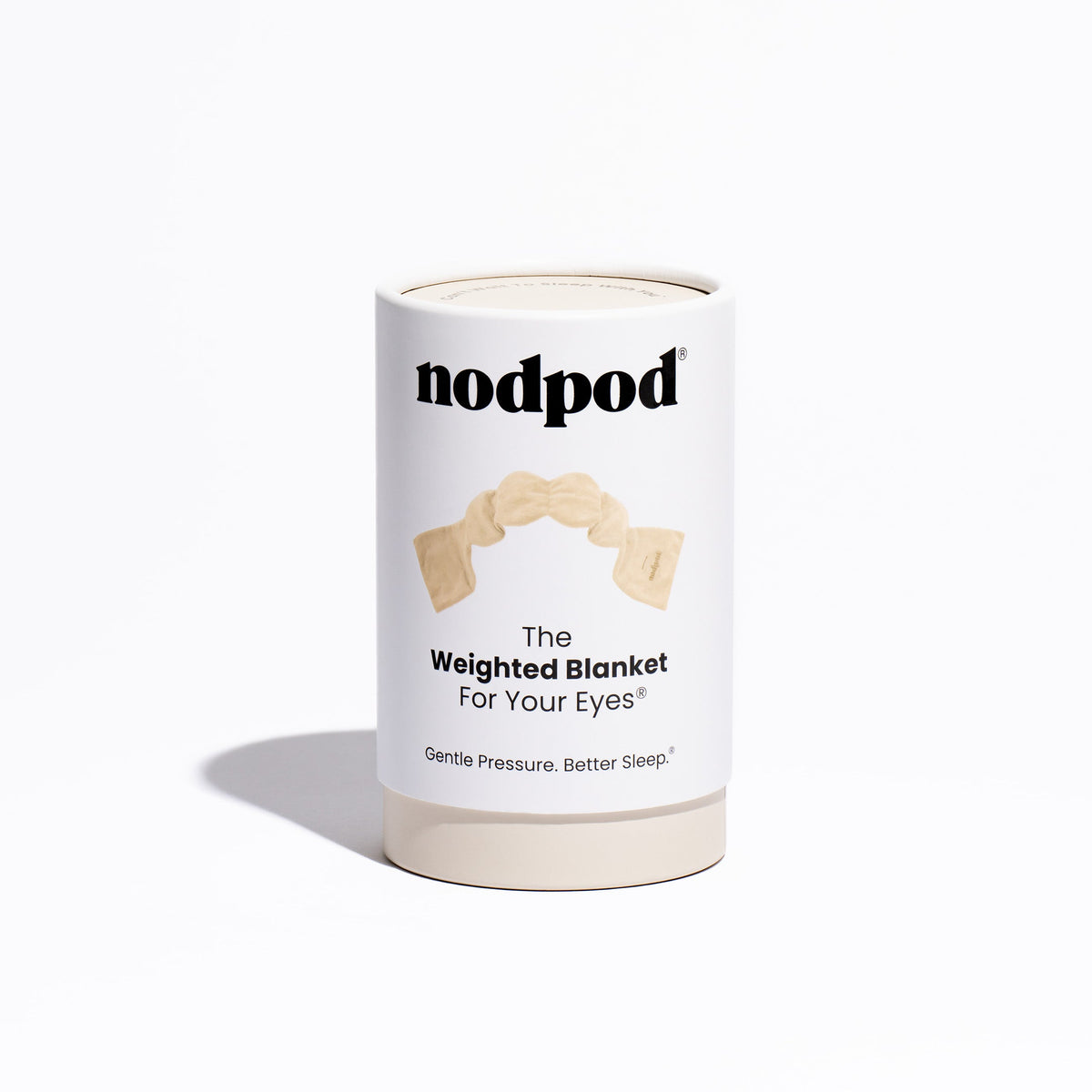 Nodpod Sleep Mask: The Weighted Blanket For Your Eyes in Bone