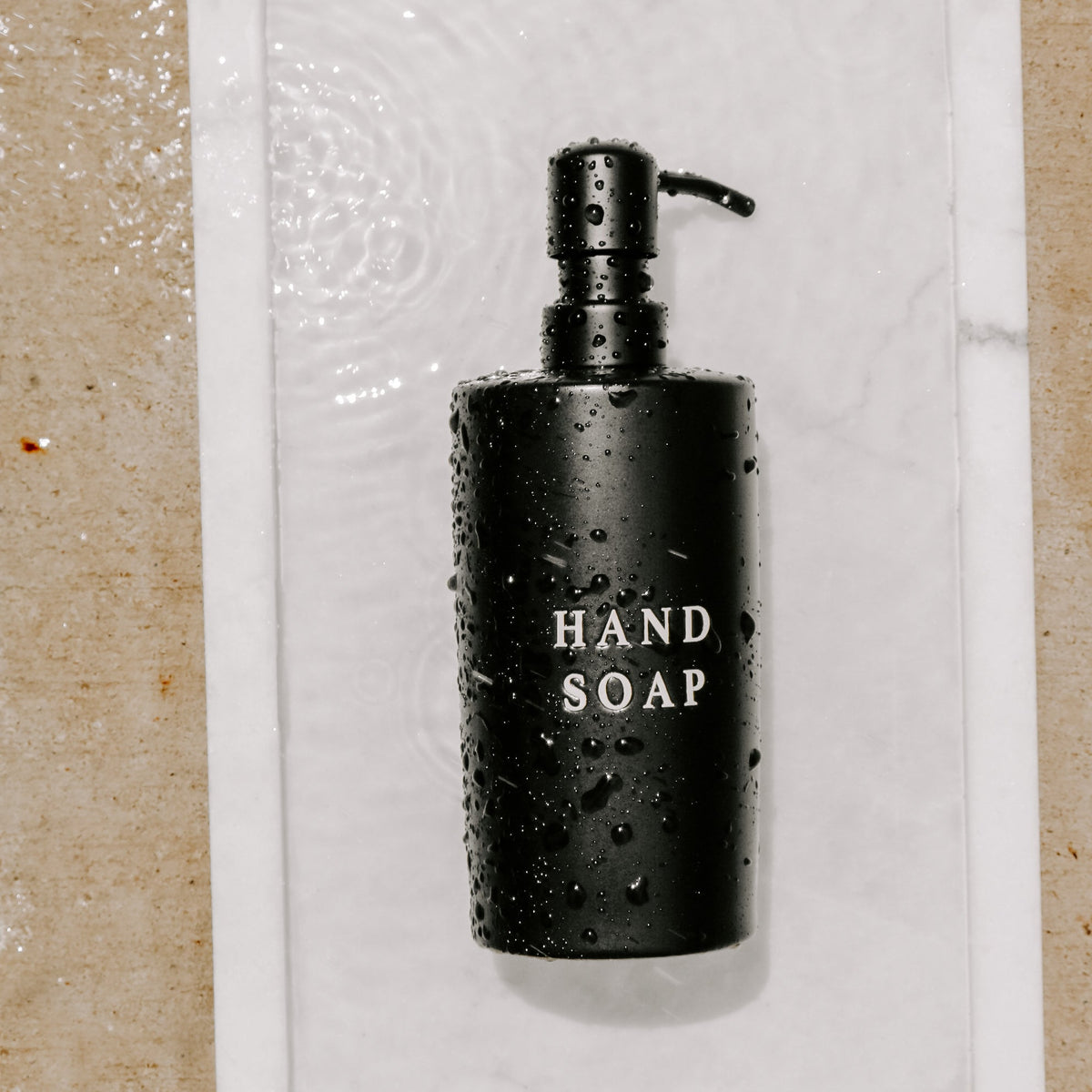 Sweet Water Decor Black Stoneware Hand Soap Dispenser - 15oz&nbsp;