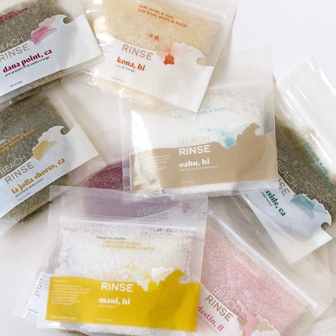 Pacifica Beach Rinse Bath Soak & Exfoliating Scrub