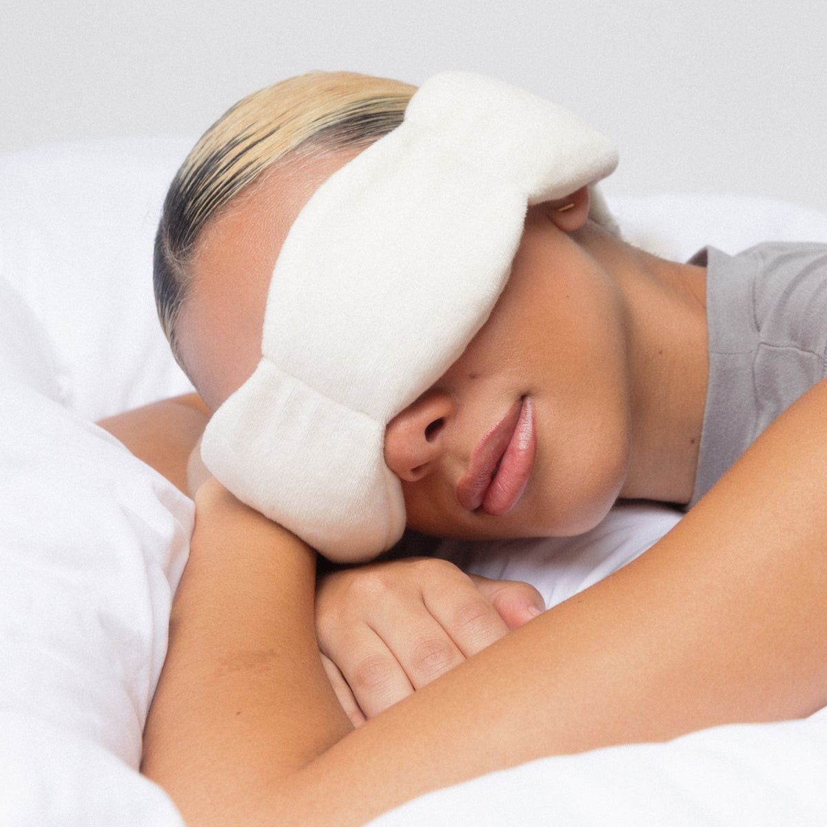 Nodpod Sleep Mask: The Weighted Blanket For Your Eyes in Bone