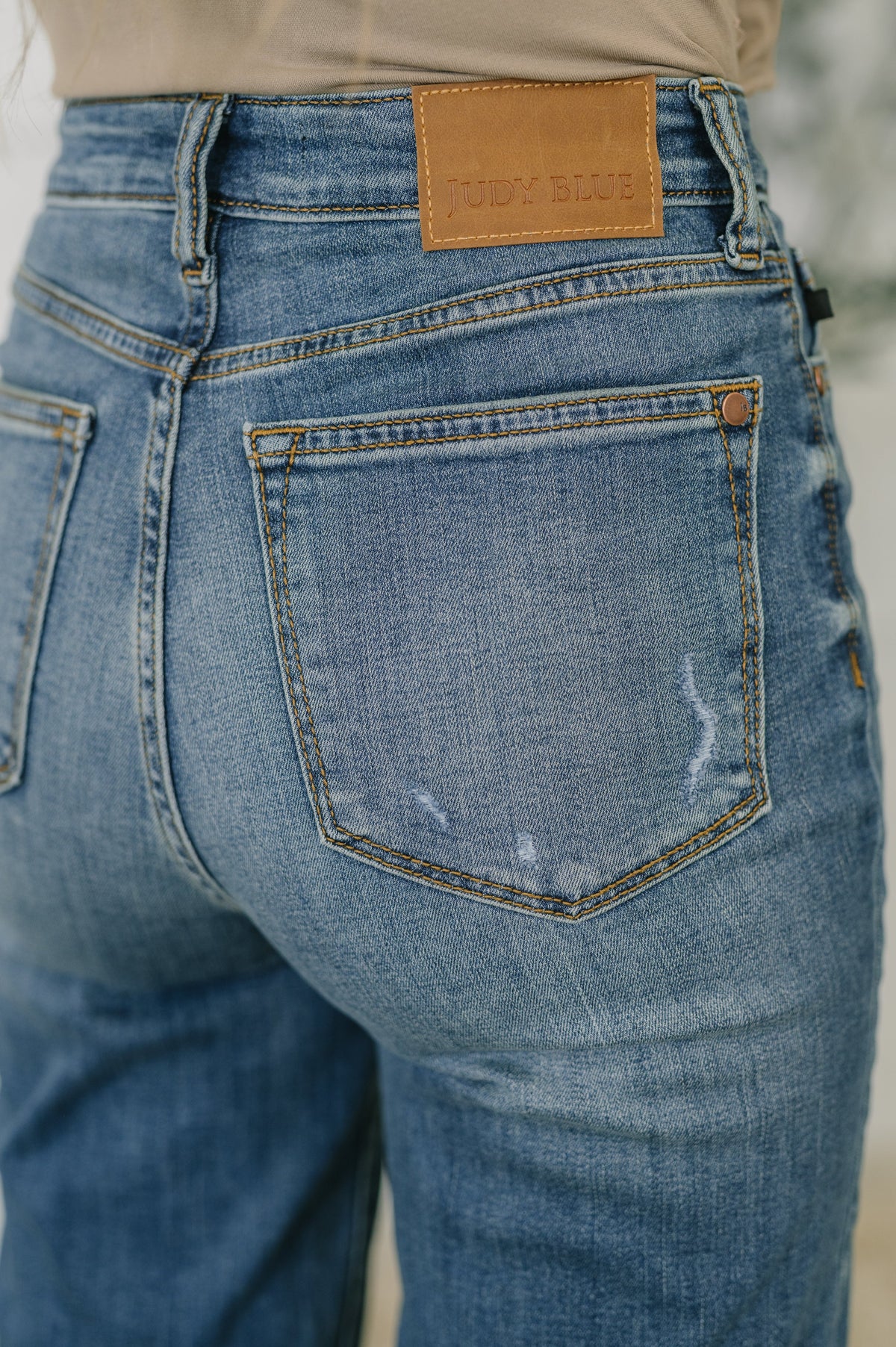 Judy Blue High Rise Straight Fit Jeans 8601