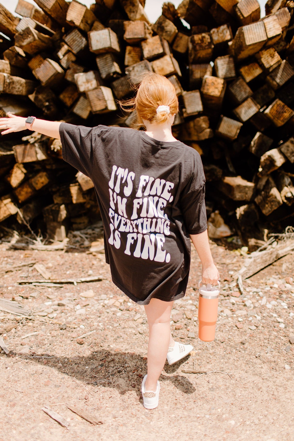 It's Fine, I'm Fine, Everything's Fine Graphic Tee