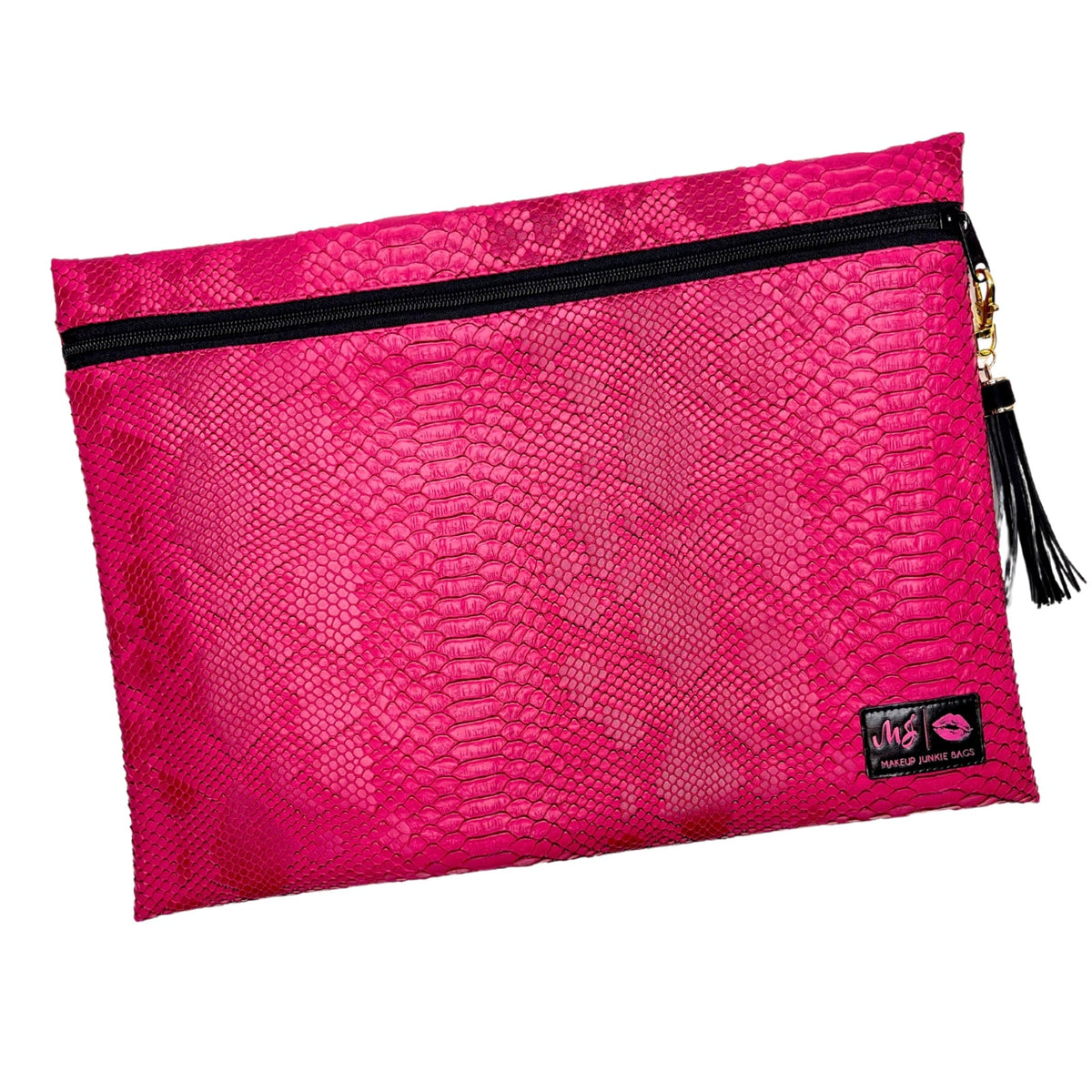 Makeup Junkie Bags Pink Python