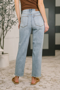 Judy Blue High Rise Ankle Straight Jeans 82713