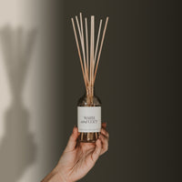 Sweet Water Decor Warm and Cozy Clear Reed Diffuser