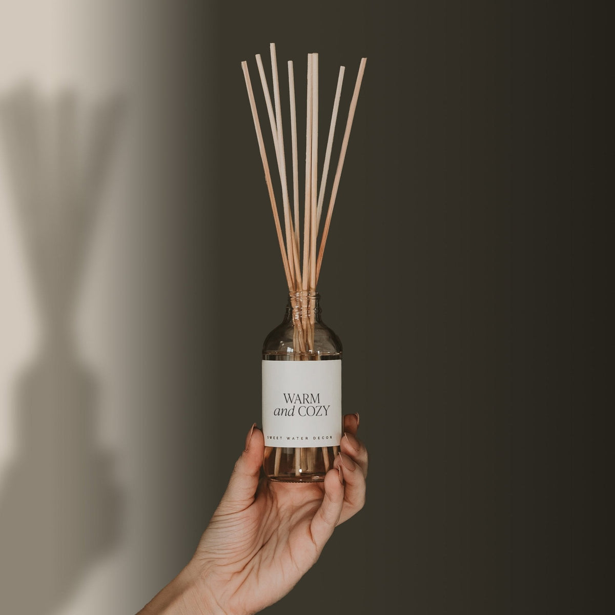 Sweet Water Decor Warm and Cozy Clear Reed Diffuser