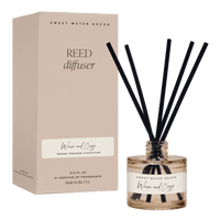 Sweet Water Decor Warm and Cozy Tinted Glass Jar Reed Diffuser