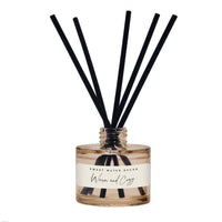 Sweet Water Decor Warm and Cozy Tinted Glass Jar Reed Diffuser