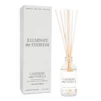 Sweet Water Decor Cashmere and Vanilla Clear Reed Diffuser