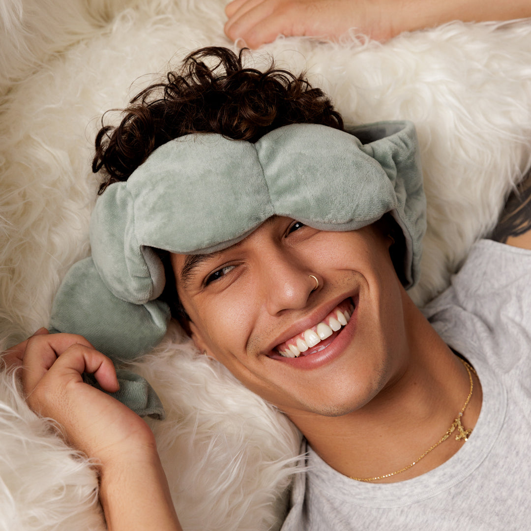 Nodpod Sleep Mask: The Weighted Blanket For Your Eyes in Sage