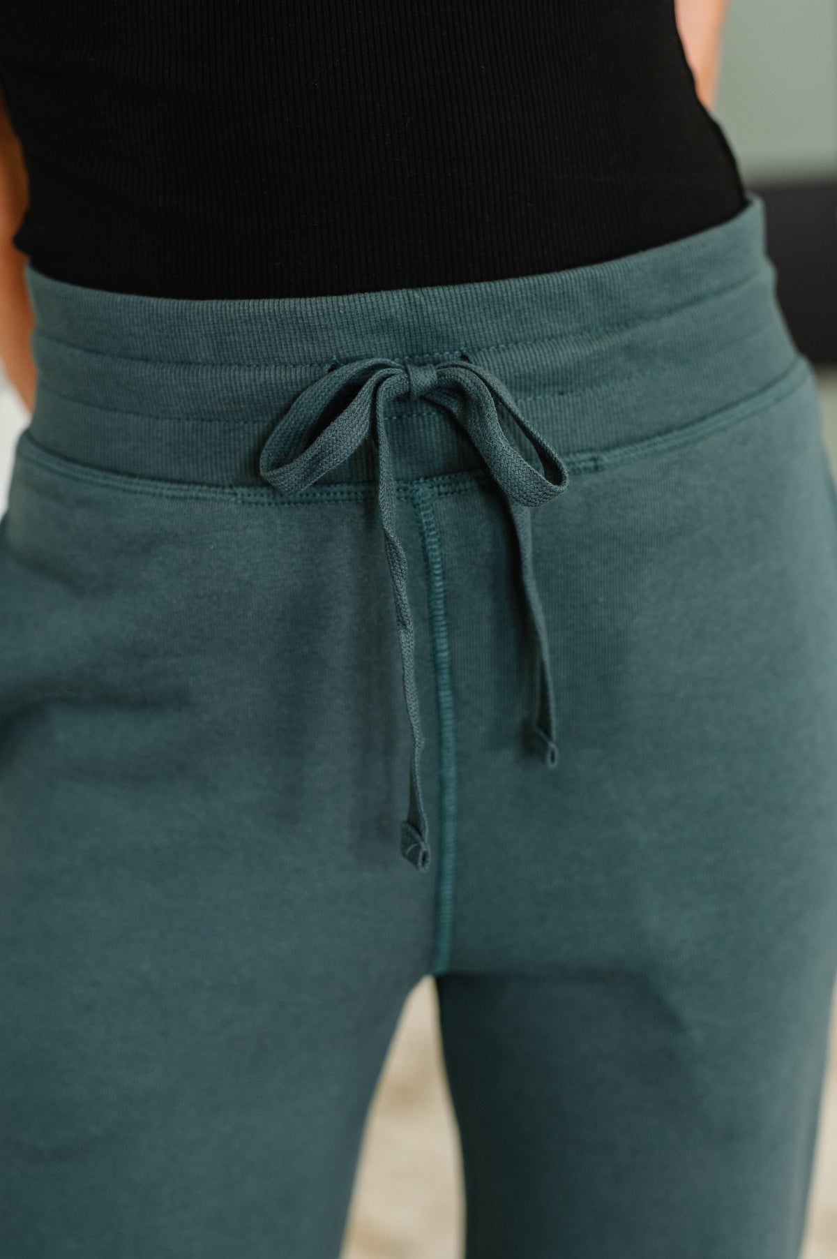 Jungle Green French Terry Sweatpants