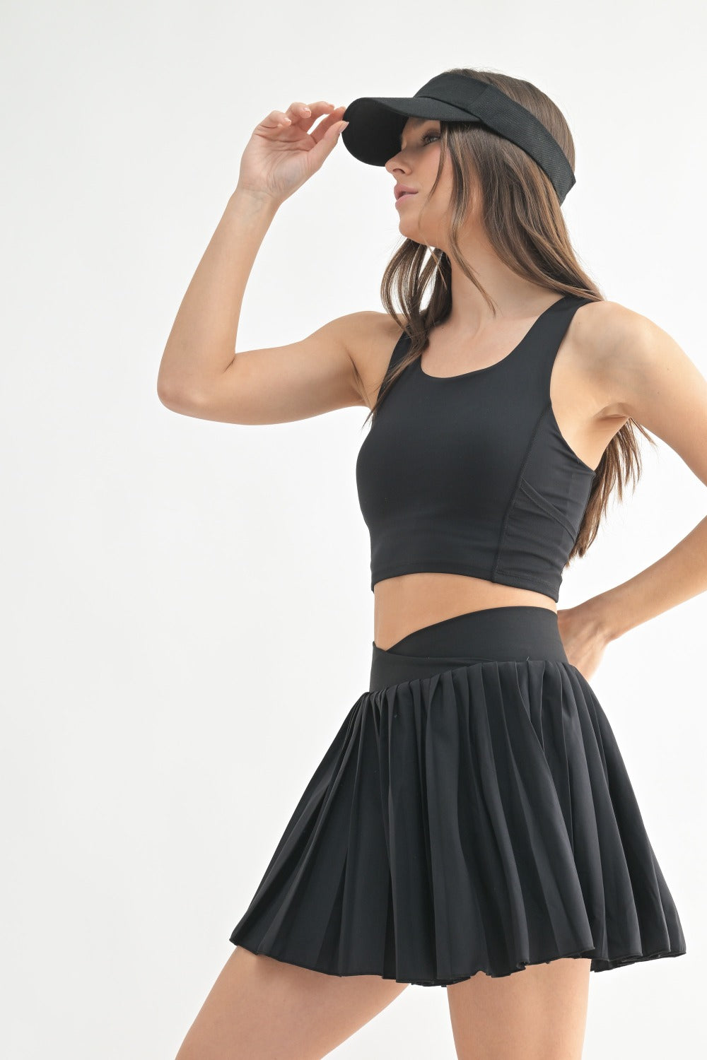 Mono B Flexfit Luxe Square Bralette - Black