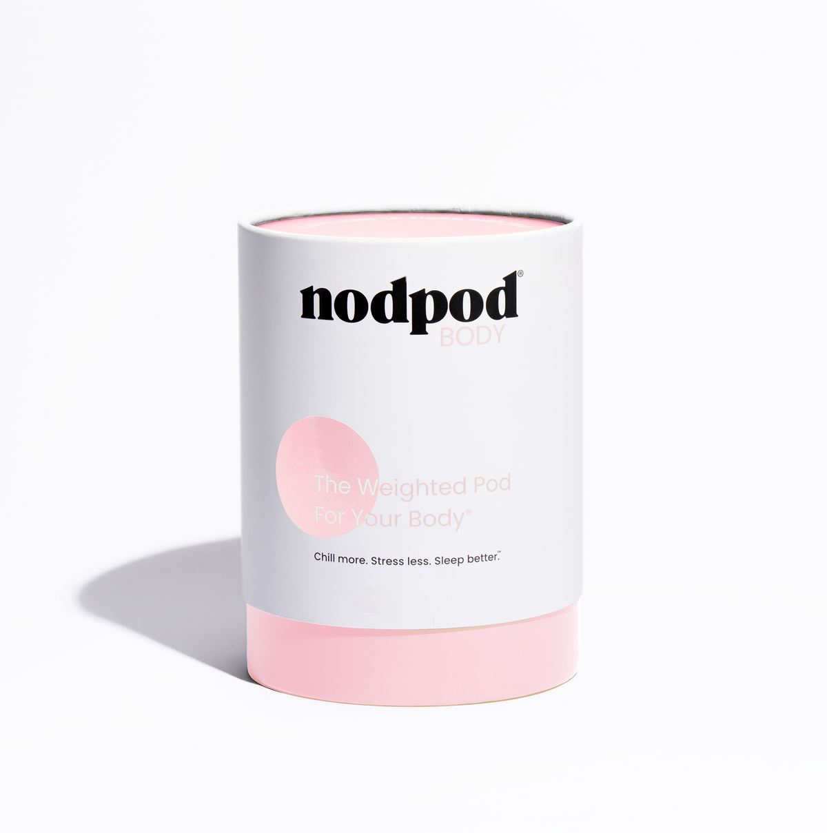 Nodpod BODY Portable Weighted Blanket Blush Pink