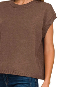Zenana Viscose Sweater Vest