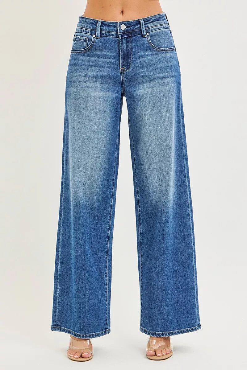 Risen High Rise Slouchy Baggy Jeans