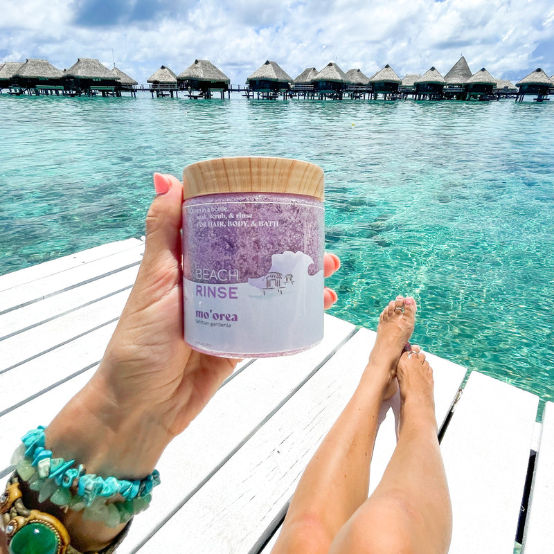 Mo'orea Beach Rinse Bath Soak & Exfoliating Scrub