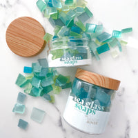 Sea Glass Soaps - Tropical Mandarin & Almond Mini Soaps