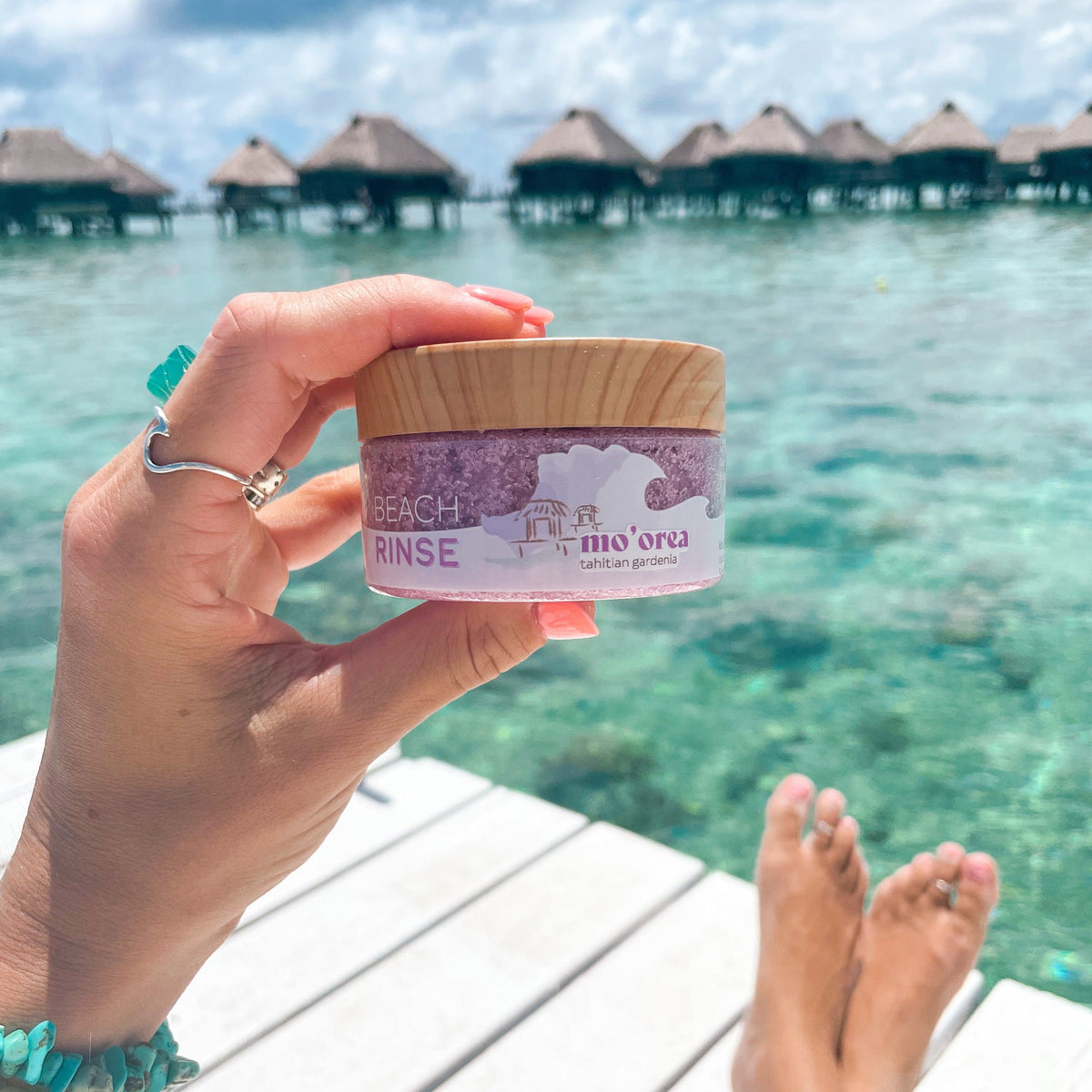 Mo'orea Beach Rinse Bath Soak & Exfoliating Scrub