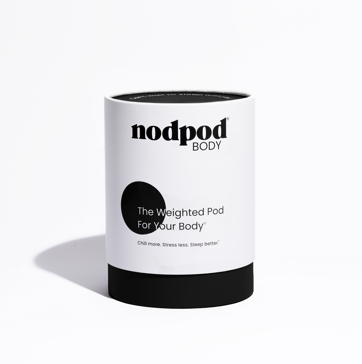 Nodpod BODY Portable Weighted Blanket Black Onyx
